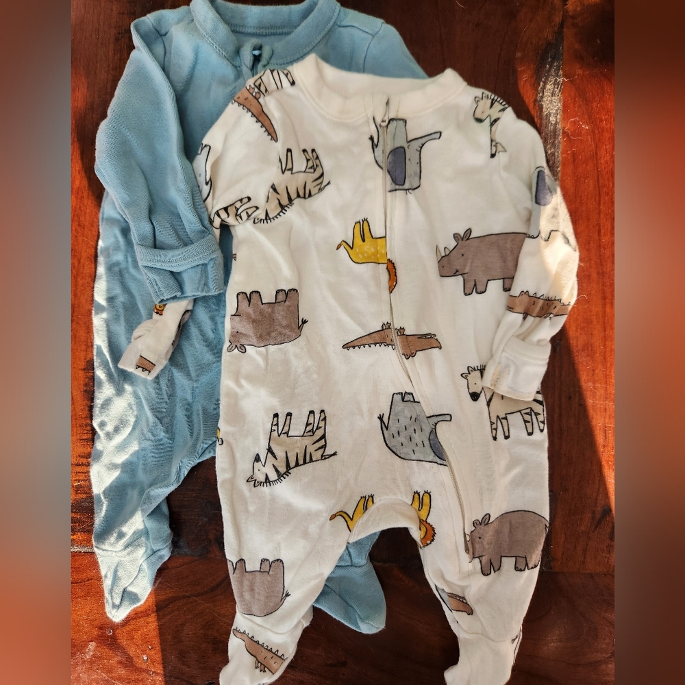 Set of 2 Old Navy Safari Animal Sleepers
